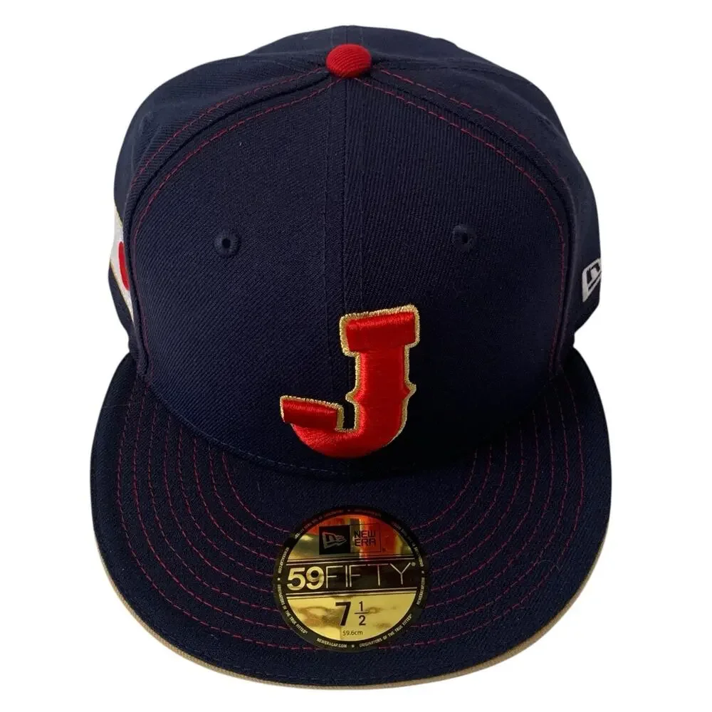 New Era 59FIFTY Size 7 1/2 Japan Baseball 2026 World Baseball Fitted Hat Cap New